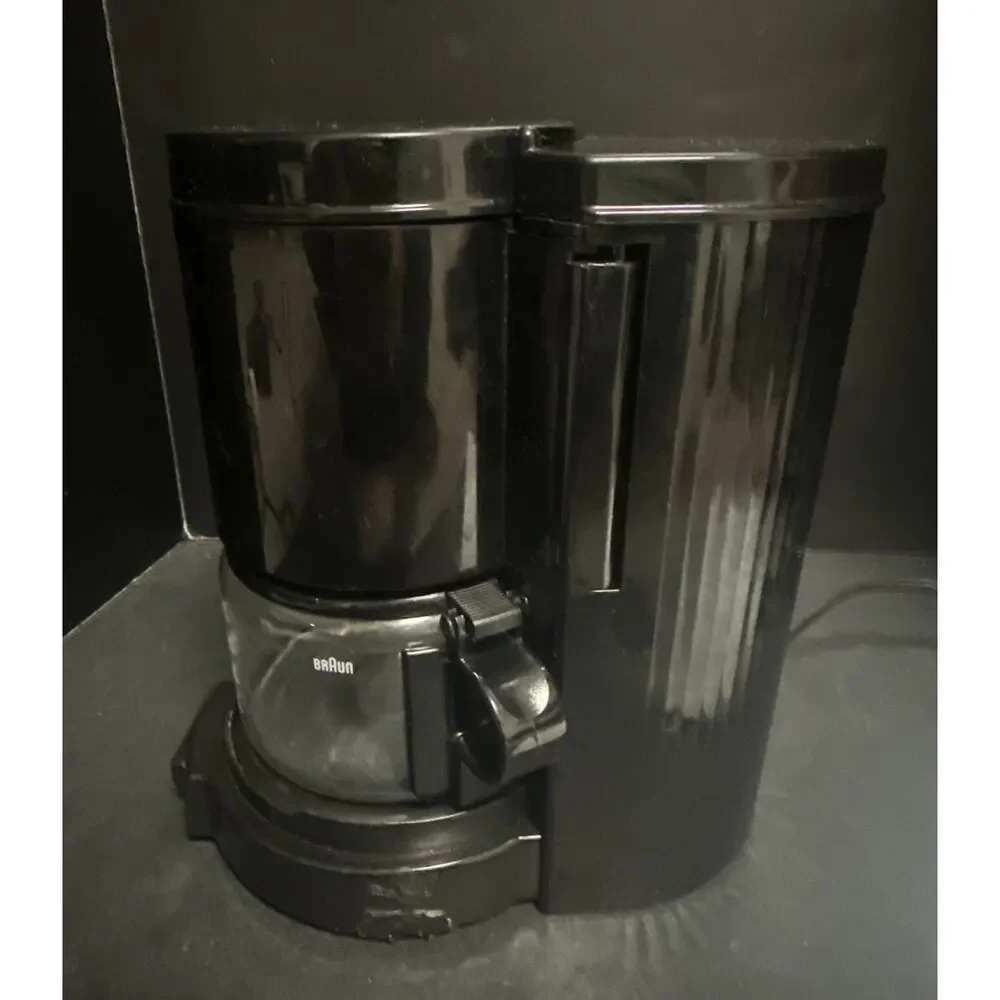 Braun Aromaster 4 Cup Black Coffee Maker Filter KF12B 3075 Tested